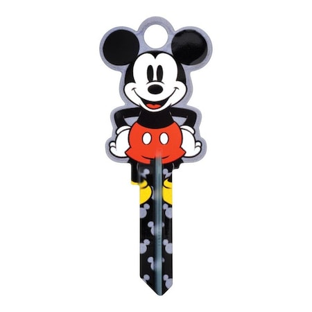 Hillman HILLMAN Disney Mickey Mouse House/Padlock Universal Key Blank KW1/10 Double, PK5 88998